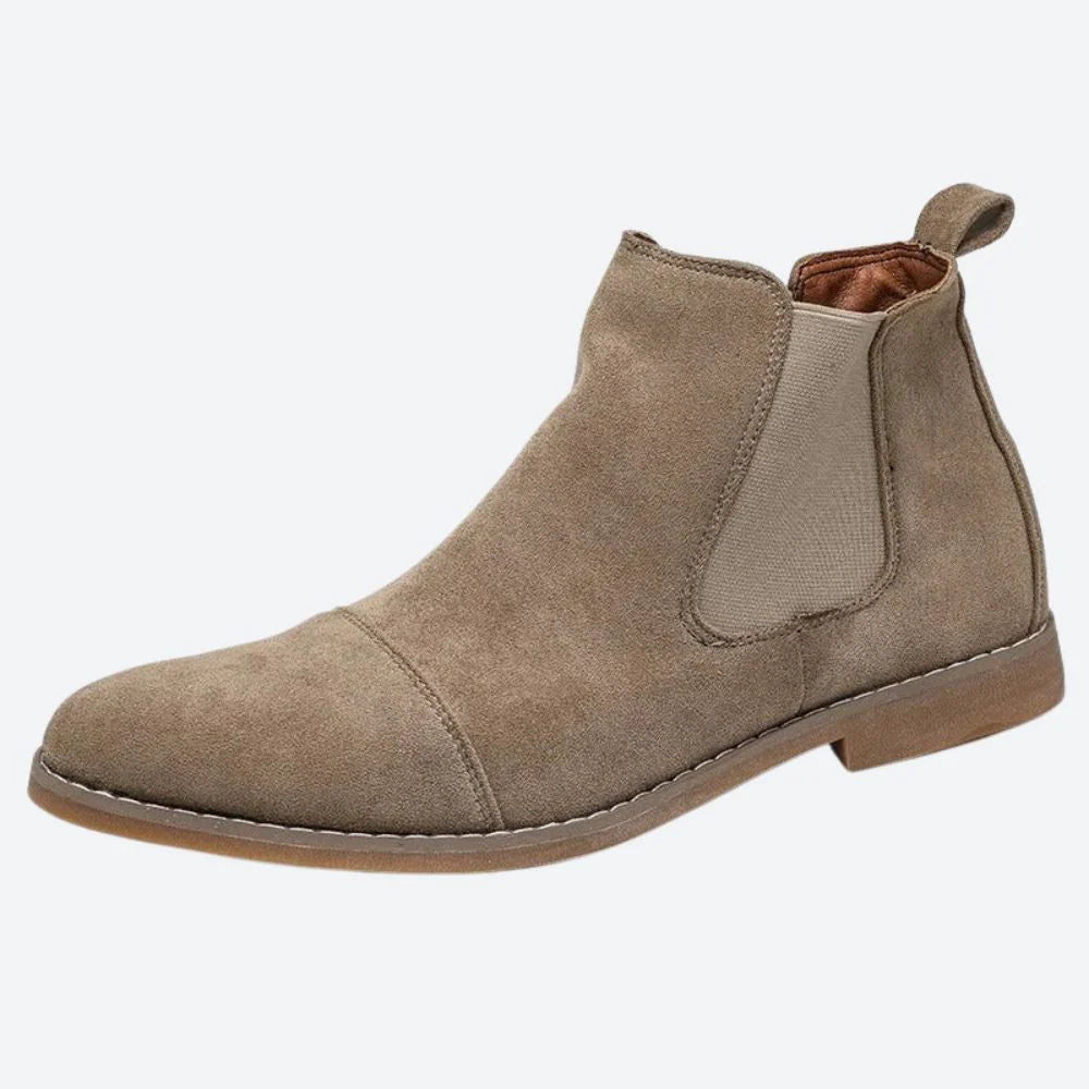 Stylish Zealbonn Men's Shoes: Classic Suede Chelsea Boots