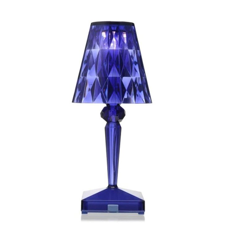 Crystal Cordless Diamond Table Lamp