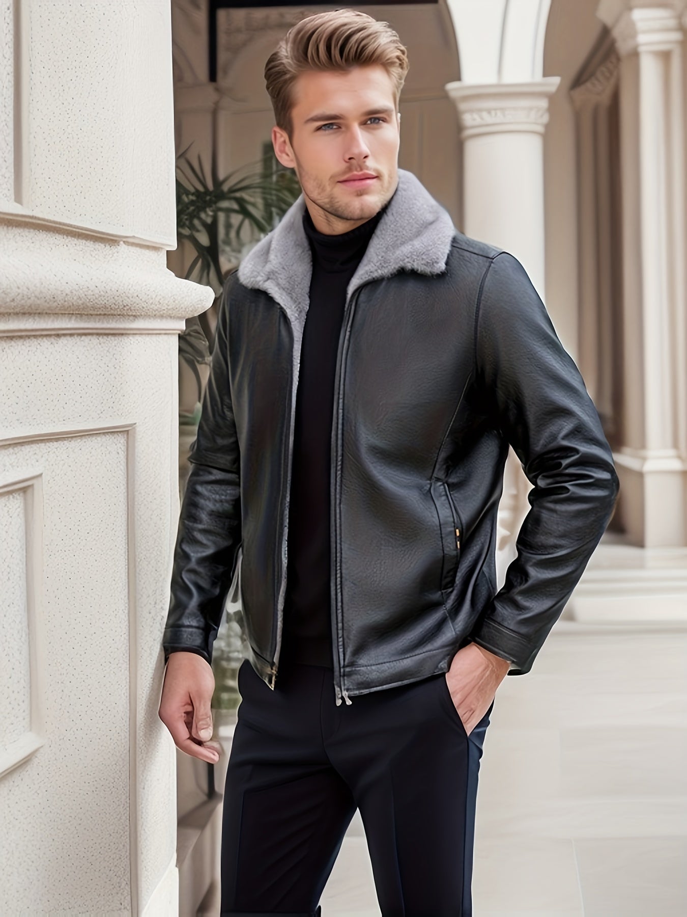 Cozy Insulated Men's Fleece Winter Coat - OutfitLondon