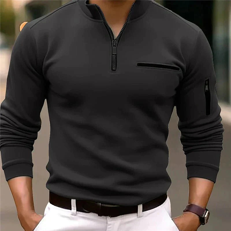 Cozy Mens Lightweight Fleece Zip Jacket