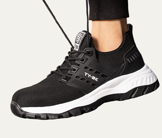 Breathable Men's Steel Toe Work Shoes