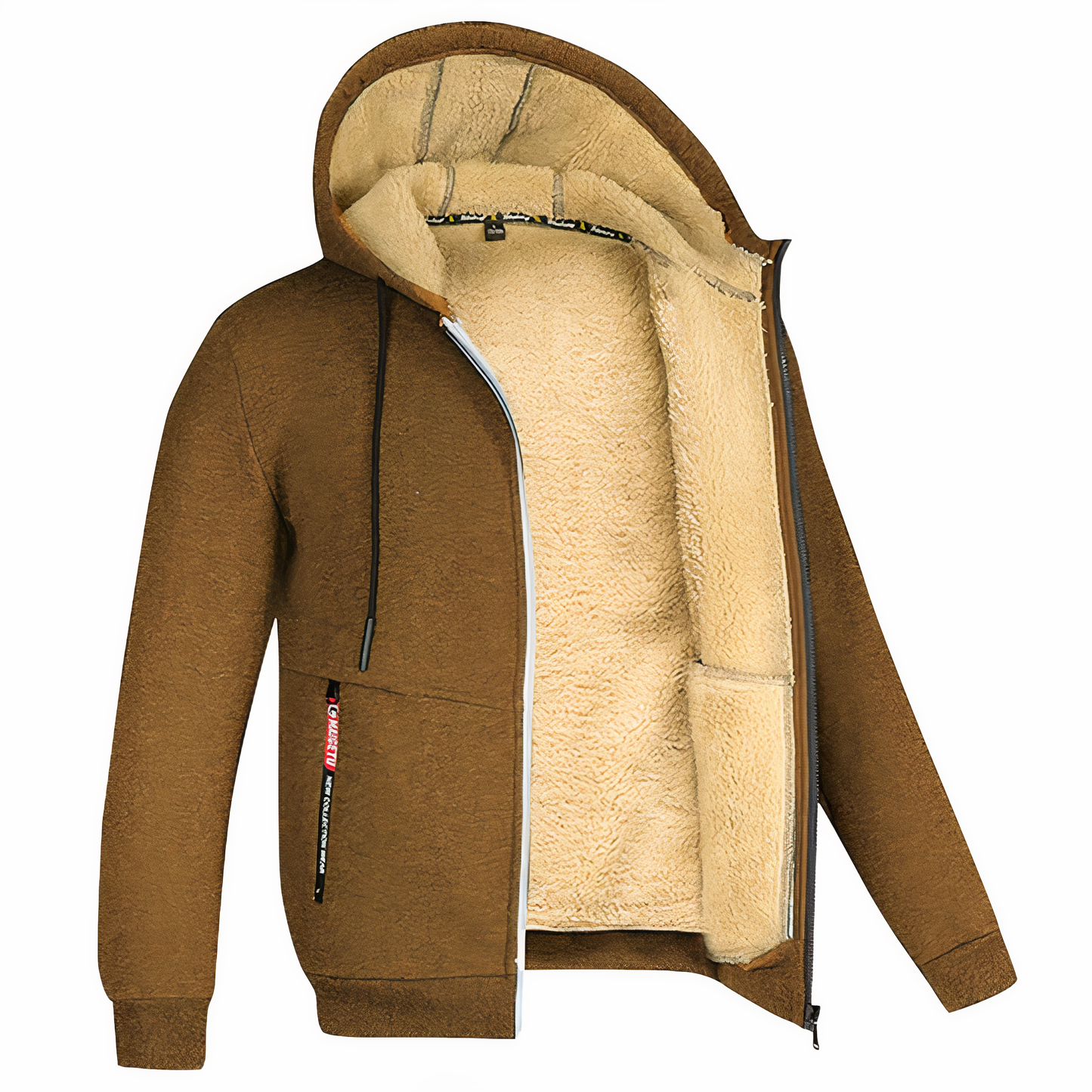 Men's Quilted Short Padded Hooded Coat