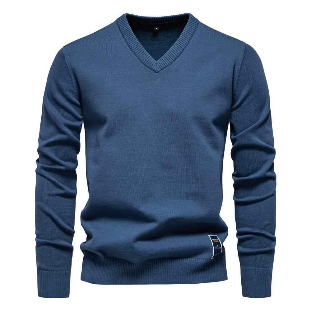 Men's Cozy Crew Neck Pullover Sweater