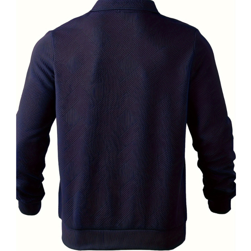 Trendy Zip Up Reversible Sweater
