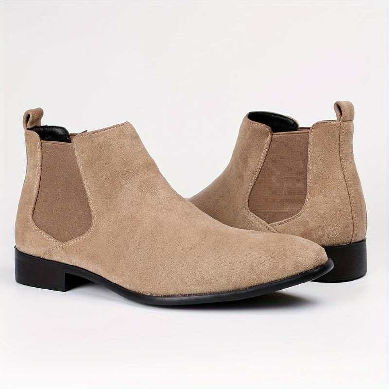 Luxury Leather Style Chelsea Boots for Men