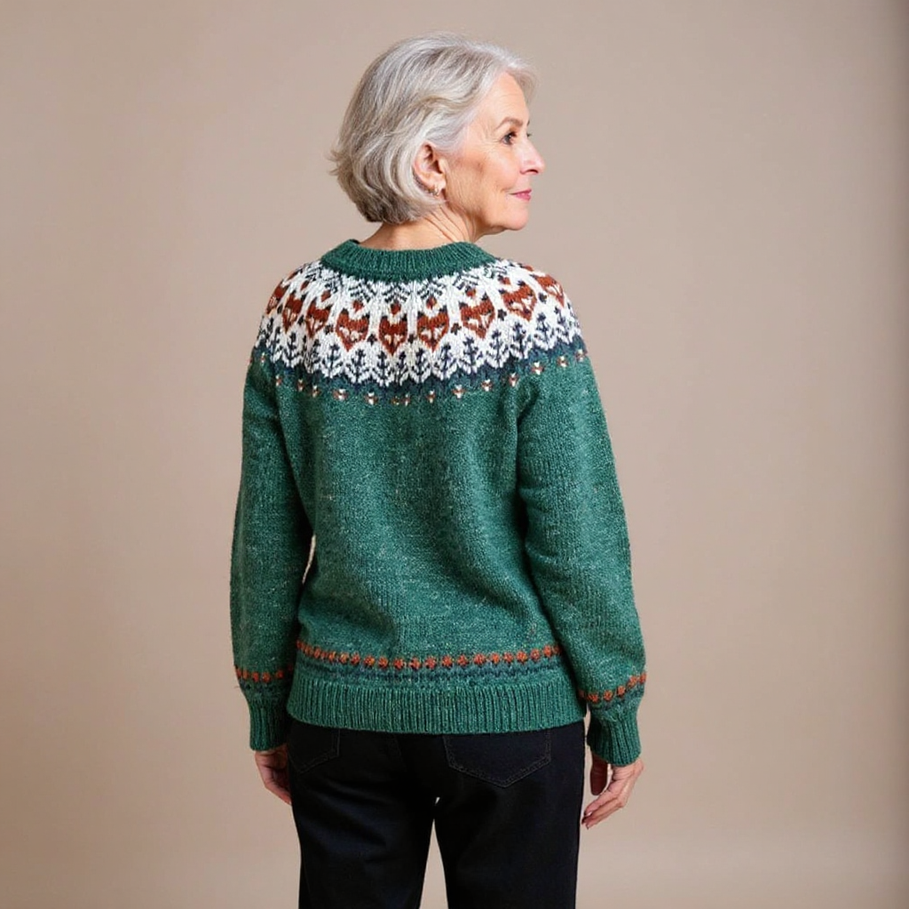 Classic Cozy Icelandic Knit Sweater