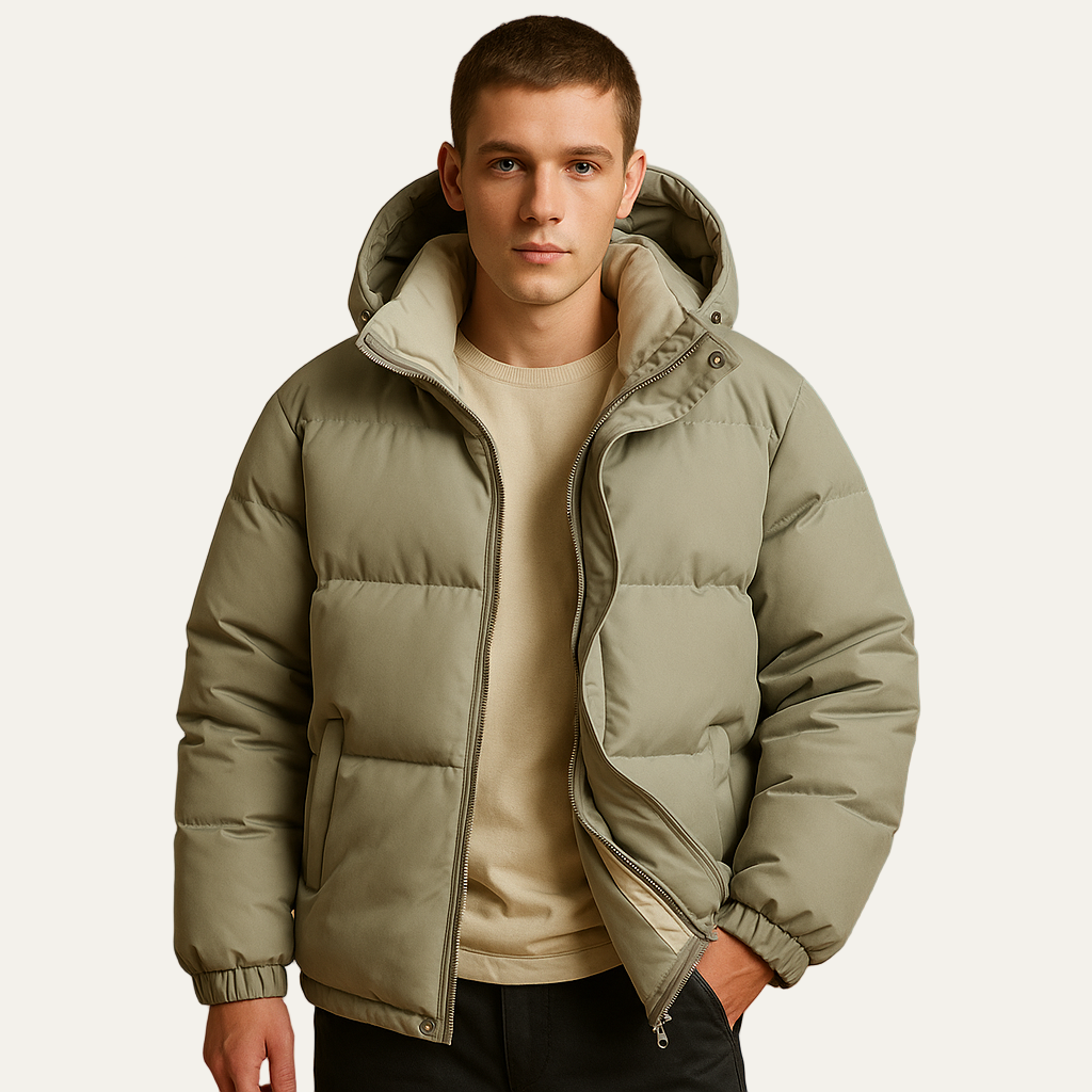 Men's Warm Waterproof Parka Coat