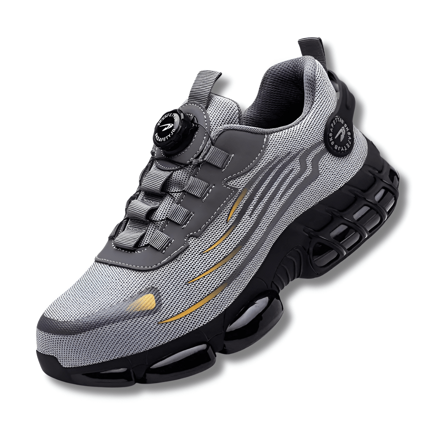 Supportive Men's Work Shoes with Interchangeable Sole