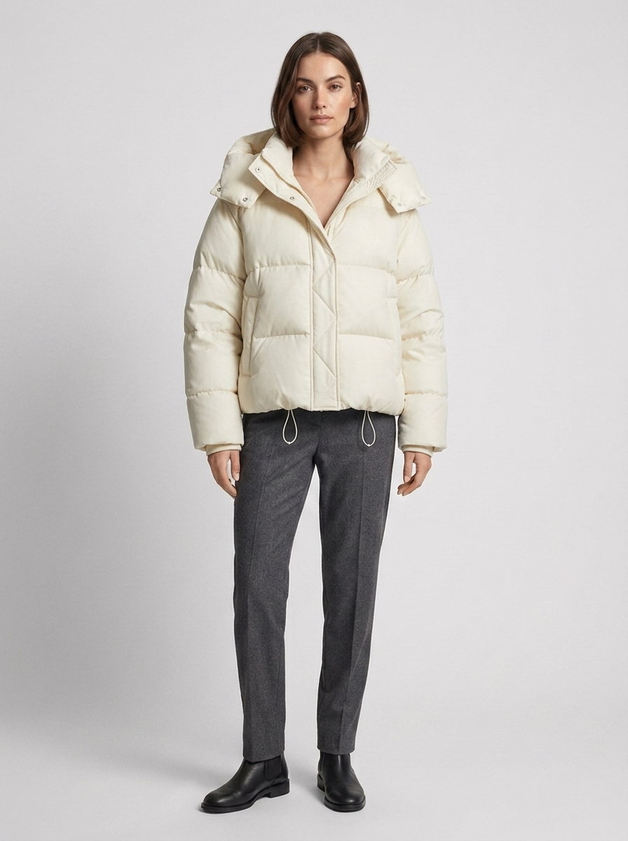 Women's Casual Oversized Hooded Puffer Jacket