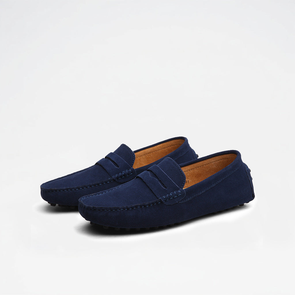 Comfortable Suede Mens Slip On Loafers Shoes