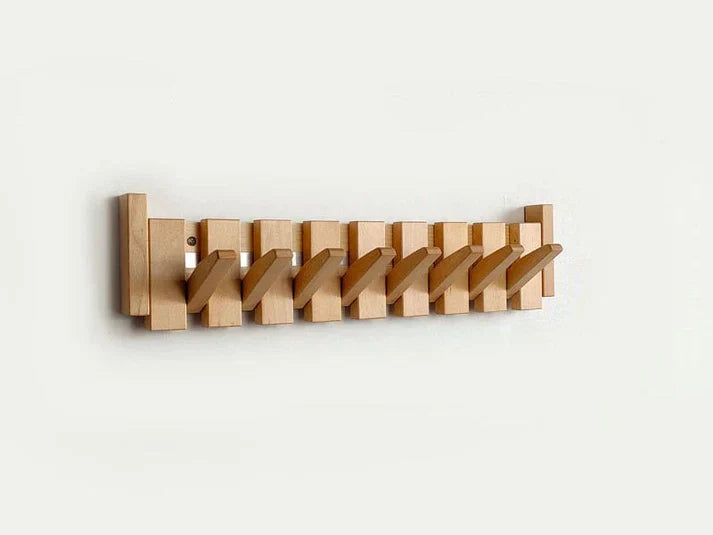 Farmhouse Style Wall Coat Hook Rack Organizer
