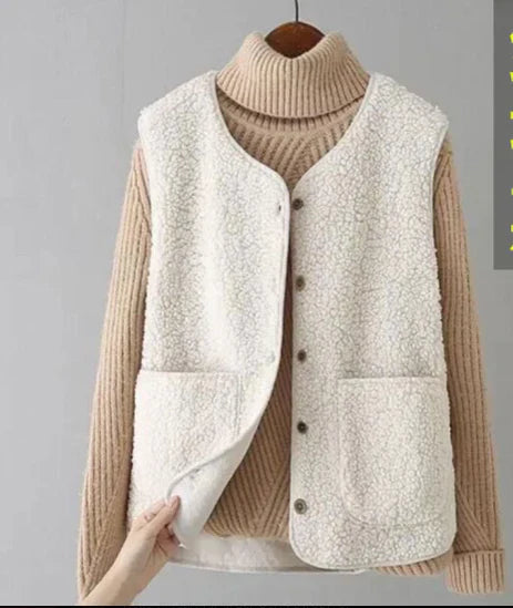 Soft Womens Sleeveless Fleece Vest