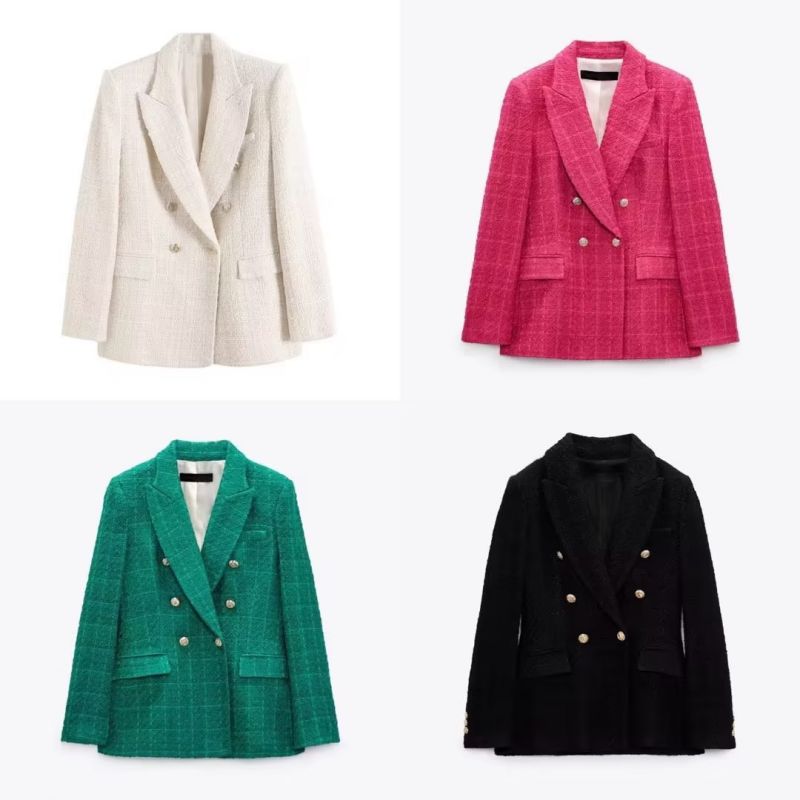 Classic Ladies Suit Jacket with Buttons