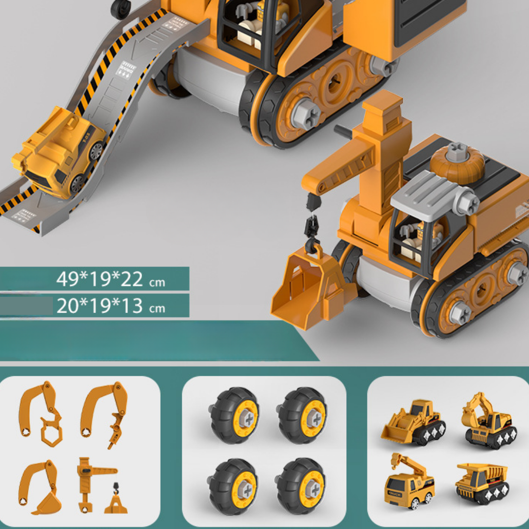 Fun Building Blocks Toy Set For Kids Trucks