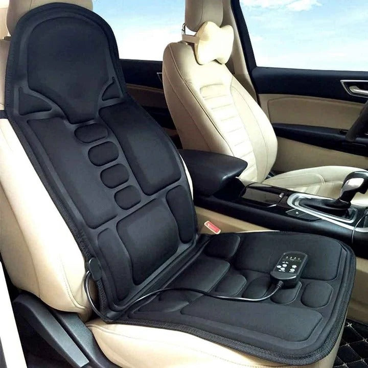 Relaxing Heated Massage Seat Cushion With Neck Support