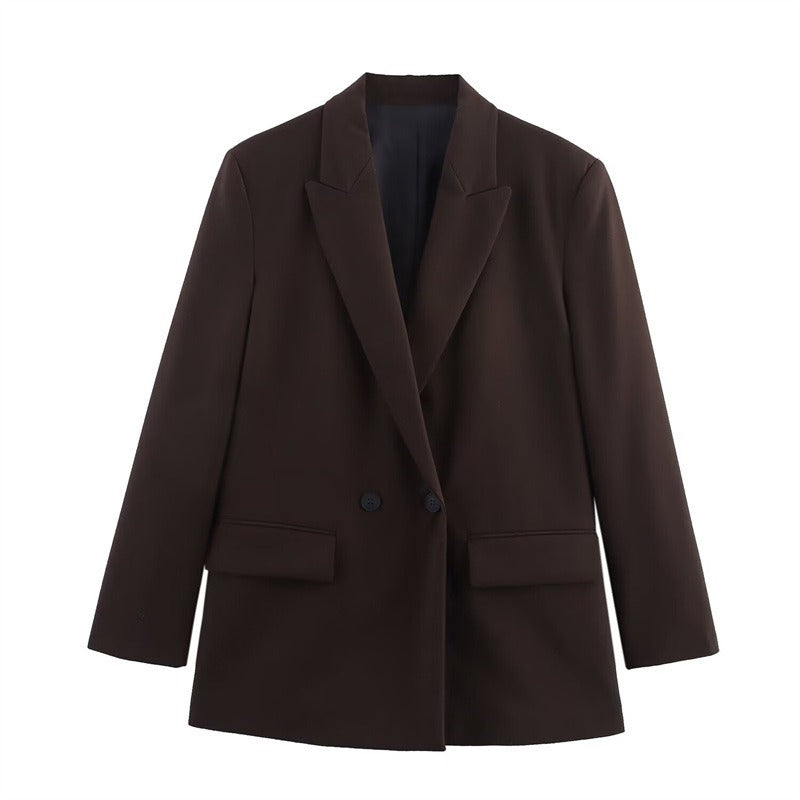 Classic Wool Cape Coat for Women - Oversized Fit