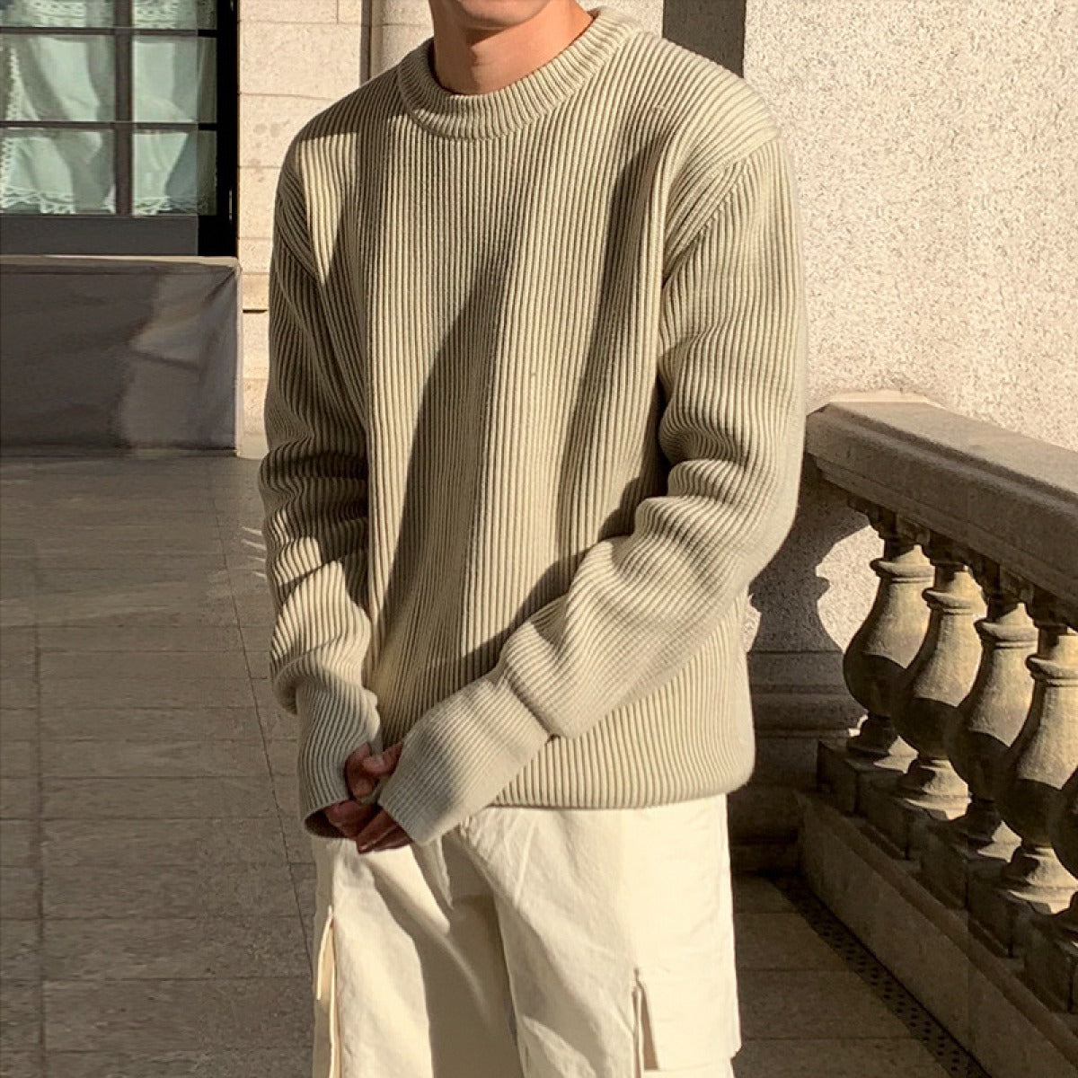 Men's Big Soft Grey Sweatshirt