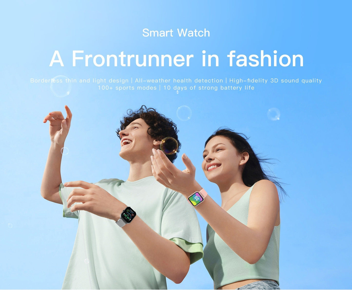 Fitness Tracker Watch with Heart Rate and GPS