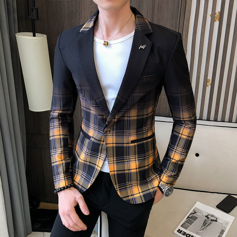 Classic Men's Fitted Office Jacket