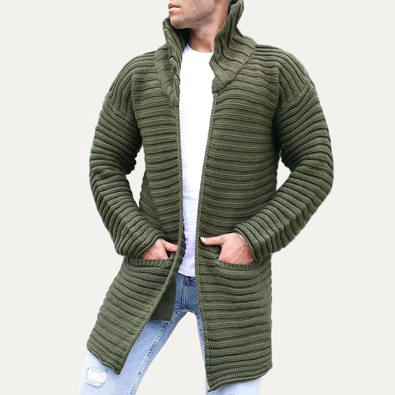 Men's Cozy Oversized Open Cardigan Sweater