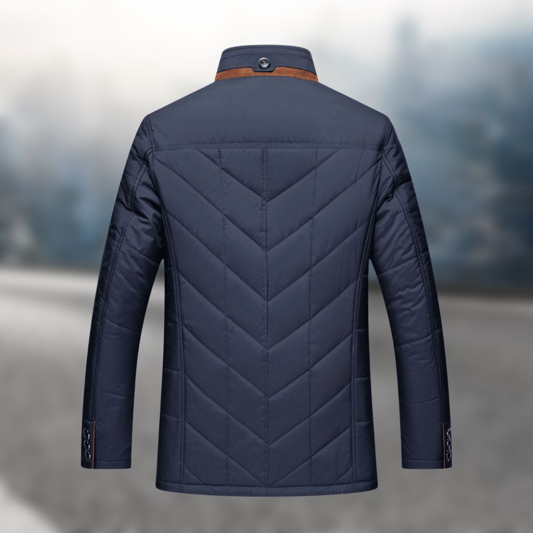 Warm Padded Fleece Mens Coat
