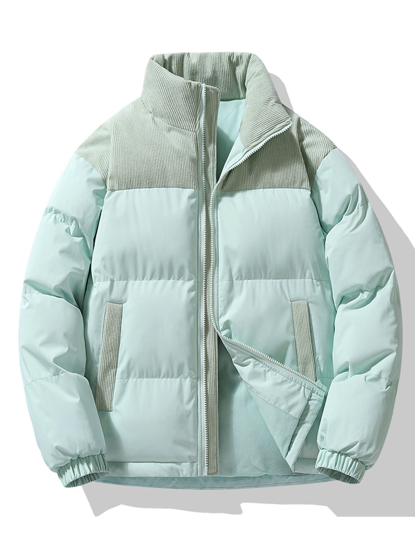 Warm Mens Puffer Coat Oversized