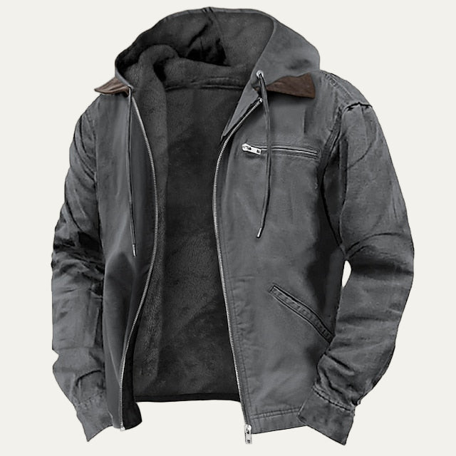 Men's Durable Work Hoodie Jacket