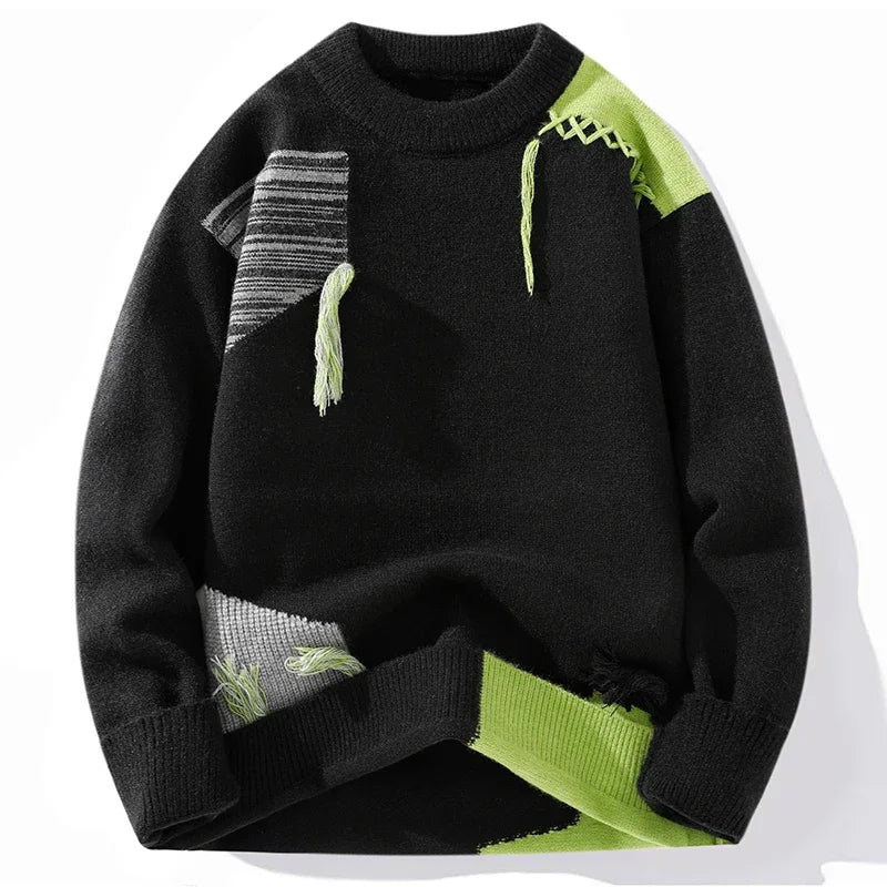Elliott | Men's Large Soft Knitted Sweater