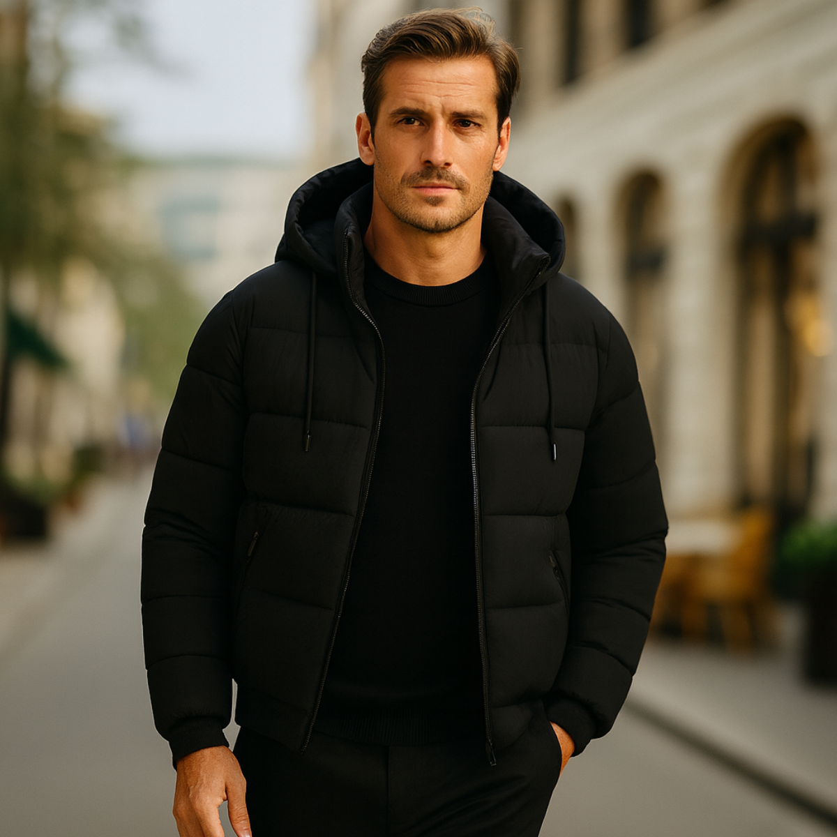 Premium Insulated Mens Puffer Coat Limited Edition