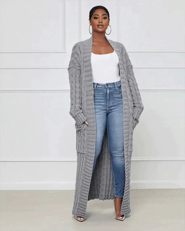 Soft Women's Oversized Knit Cardigan Sweater