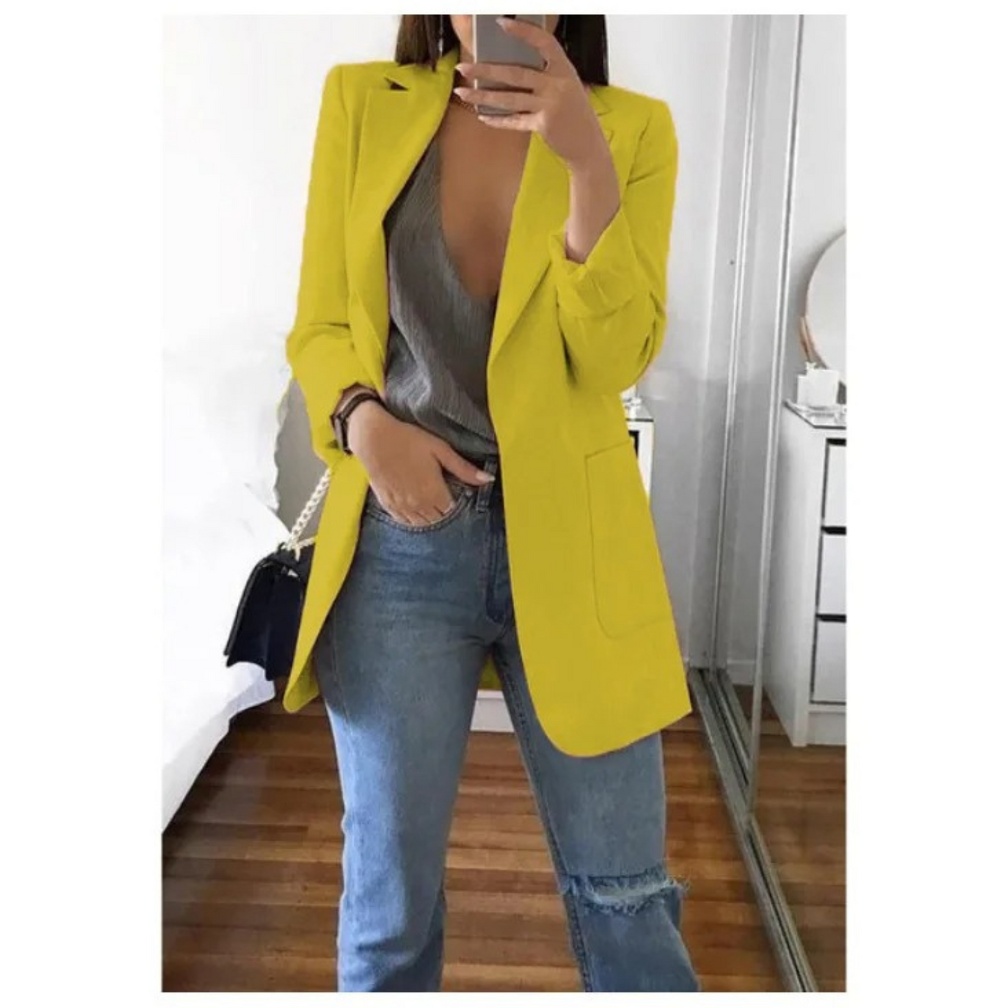 Classic Tan Women's Trench Blazer