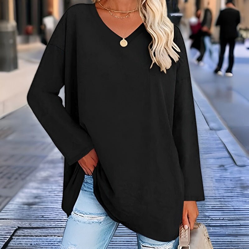 Classic Crew Neck Ladies Blouse