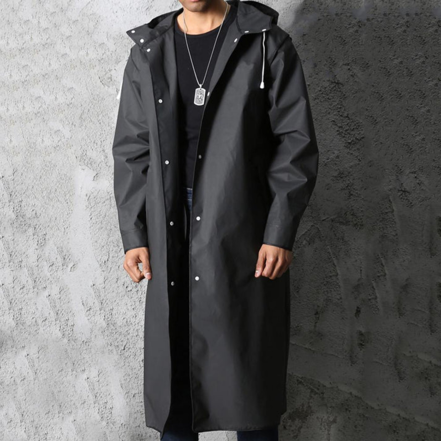 Waterproof Mens Parka Jacket with Hood - Titan