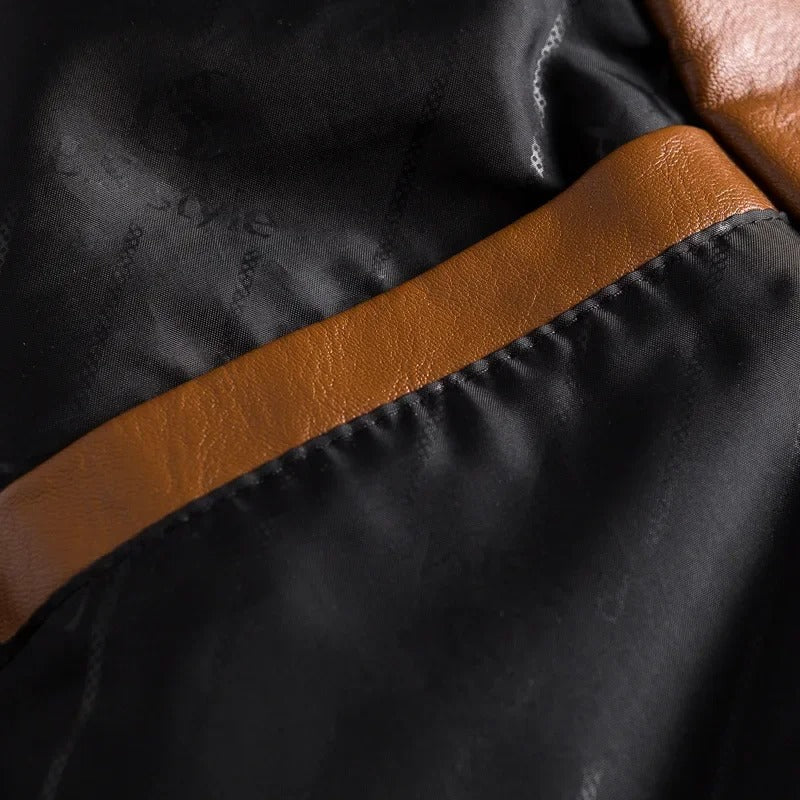 Stylish Genuine Leather Biker Jacket