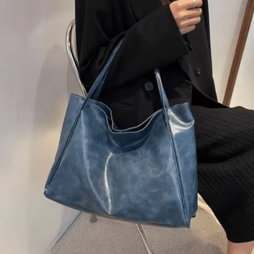 Big Women's Genuine Leather Tote Bag
