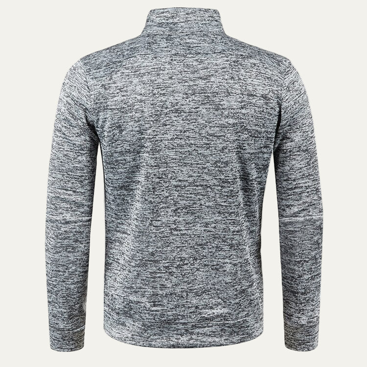 Men's Sporty Zipper Jacket with Bright Stripes
