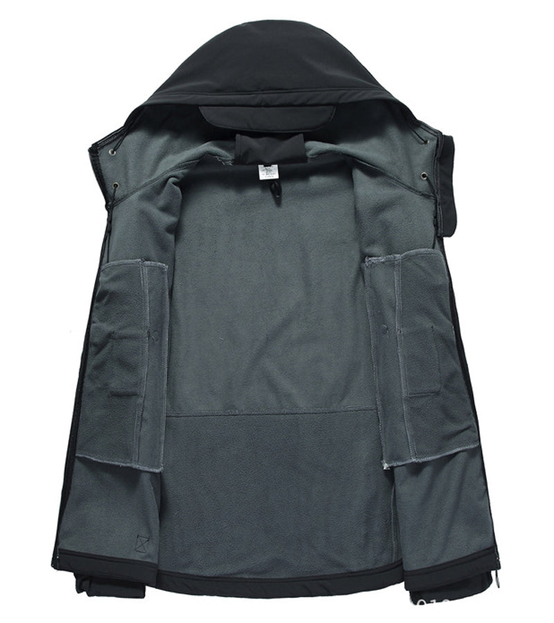 Waterproof Mens Hooded Outdoor Jacket
