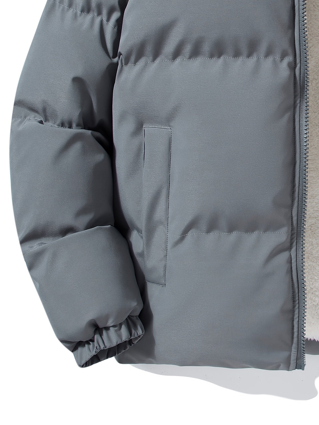 Warm Fleece Lined Men's Winter Jacket
