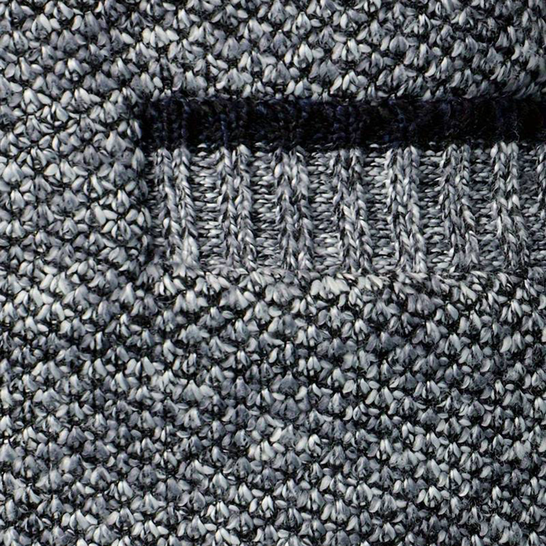 Men's Cable Knit Crew Neck Sweater Cardigan