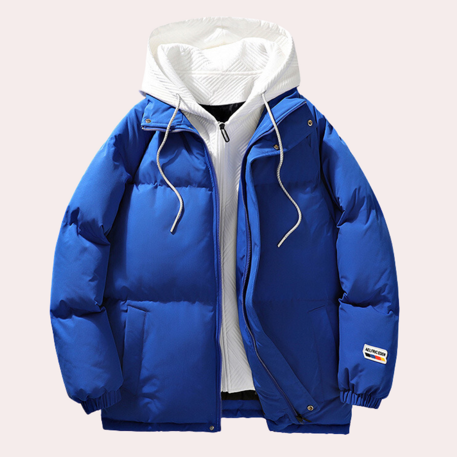 Fashionable Mens Hoodie Coat by Olman