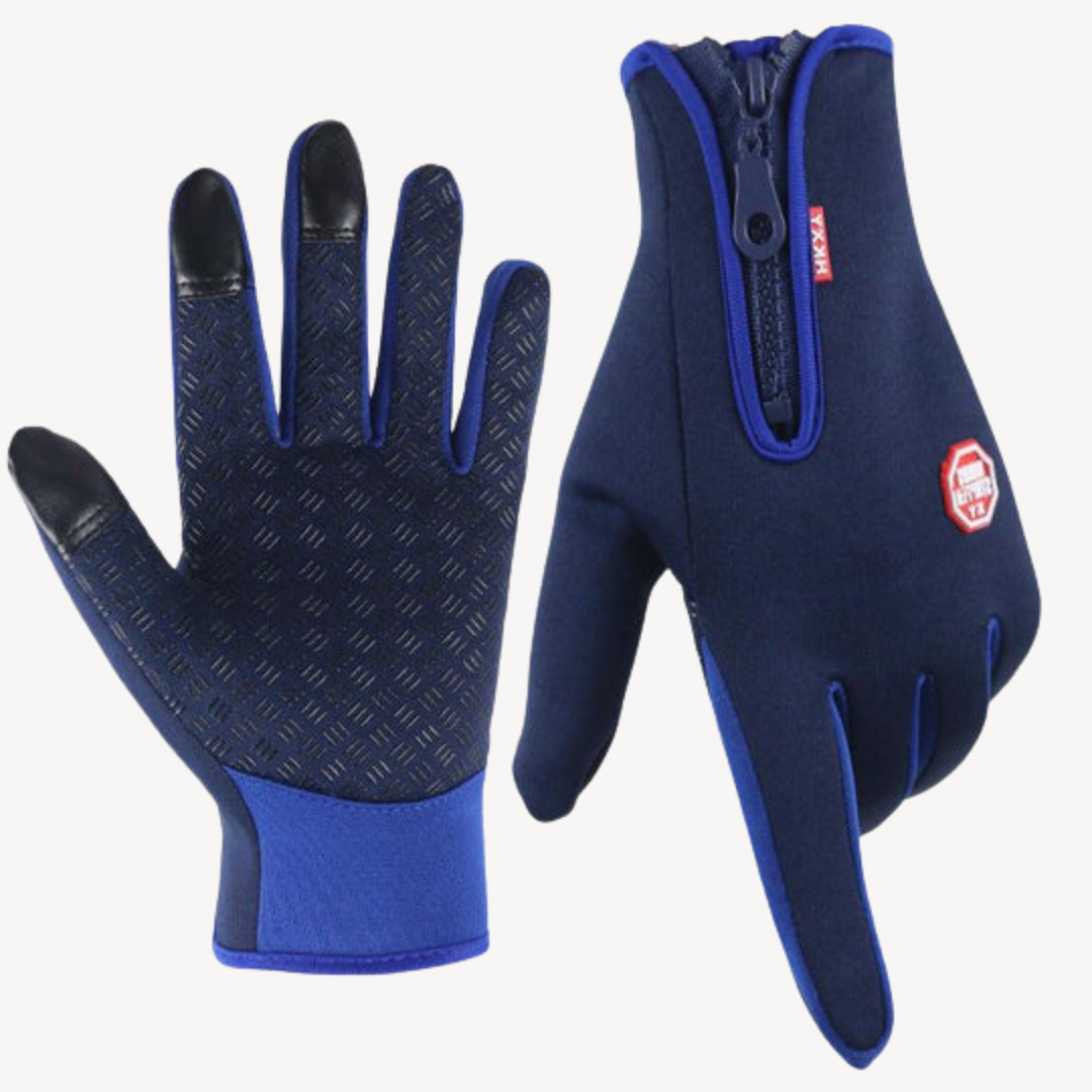 Insulated Work Gloves with Zip Closure