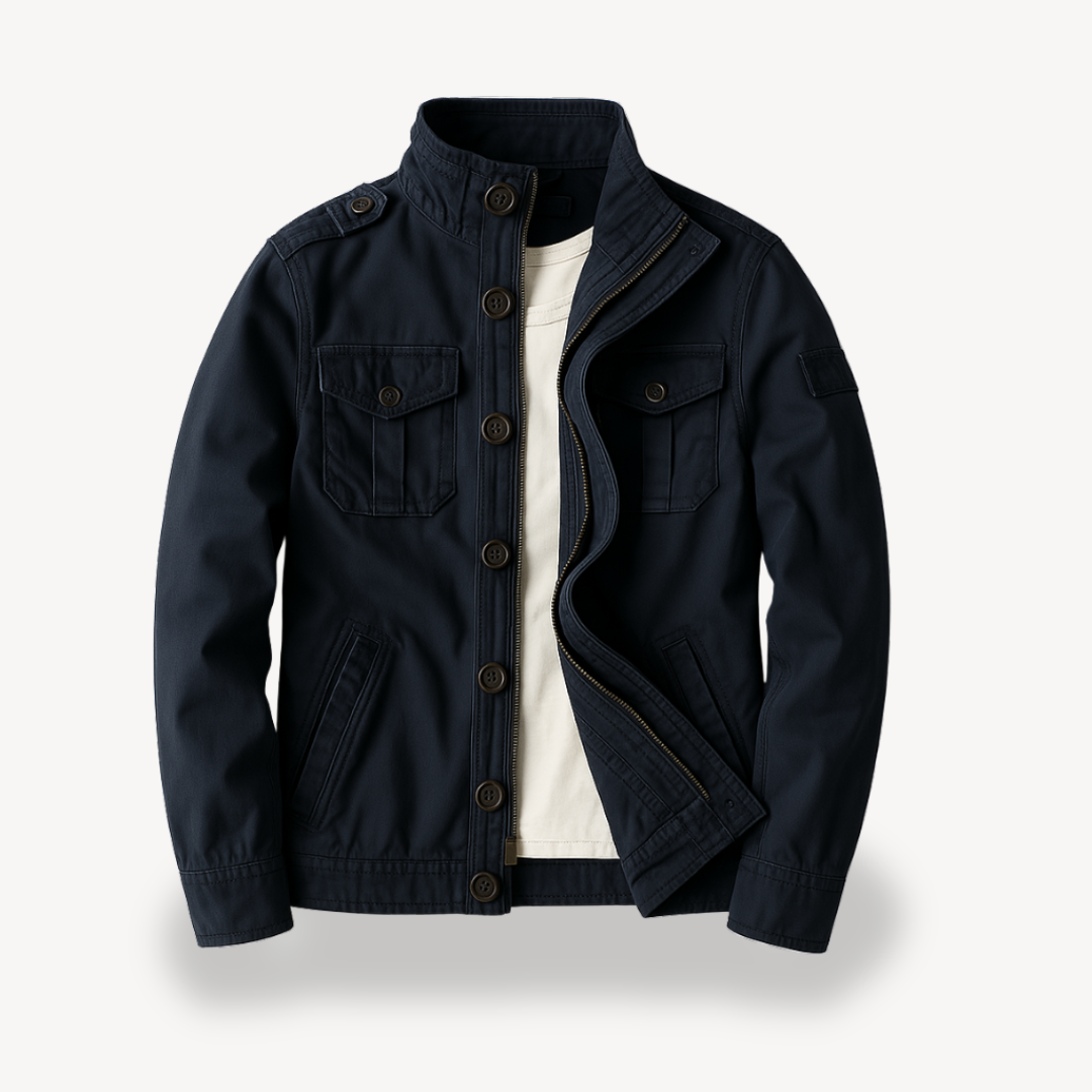 Relaxed Fit Army Style Jacket