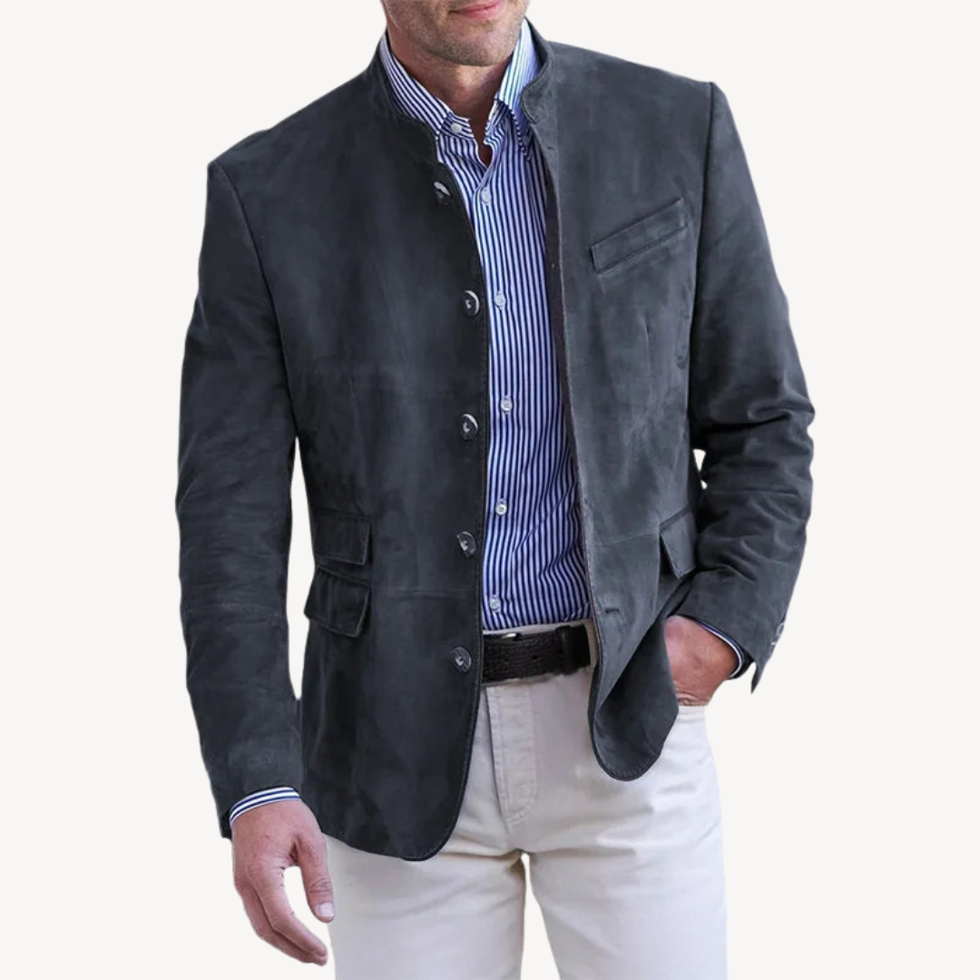 Relaxed Fit Men's Smart Blazer Jacket