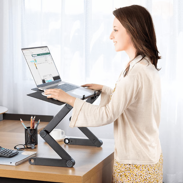 Compact Space Saving Laptop Table for Home Use - OutfitLondon