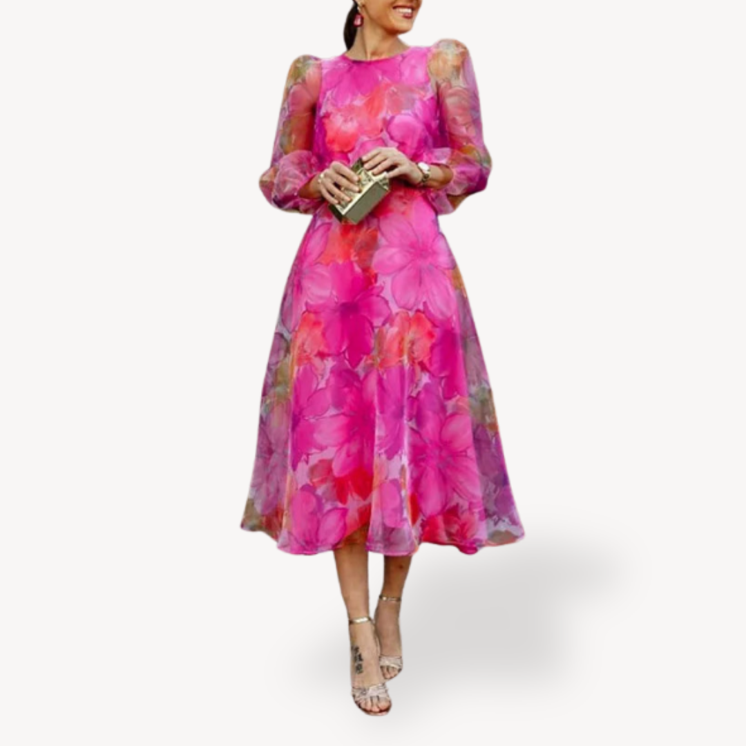 Ladies Pretty Flowy Summer Dress