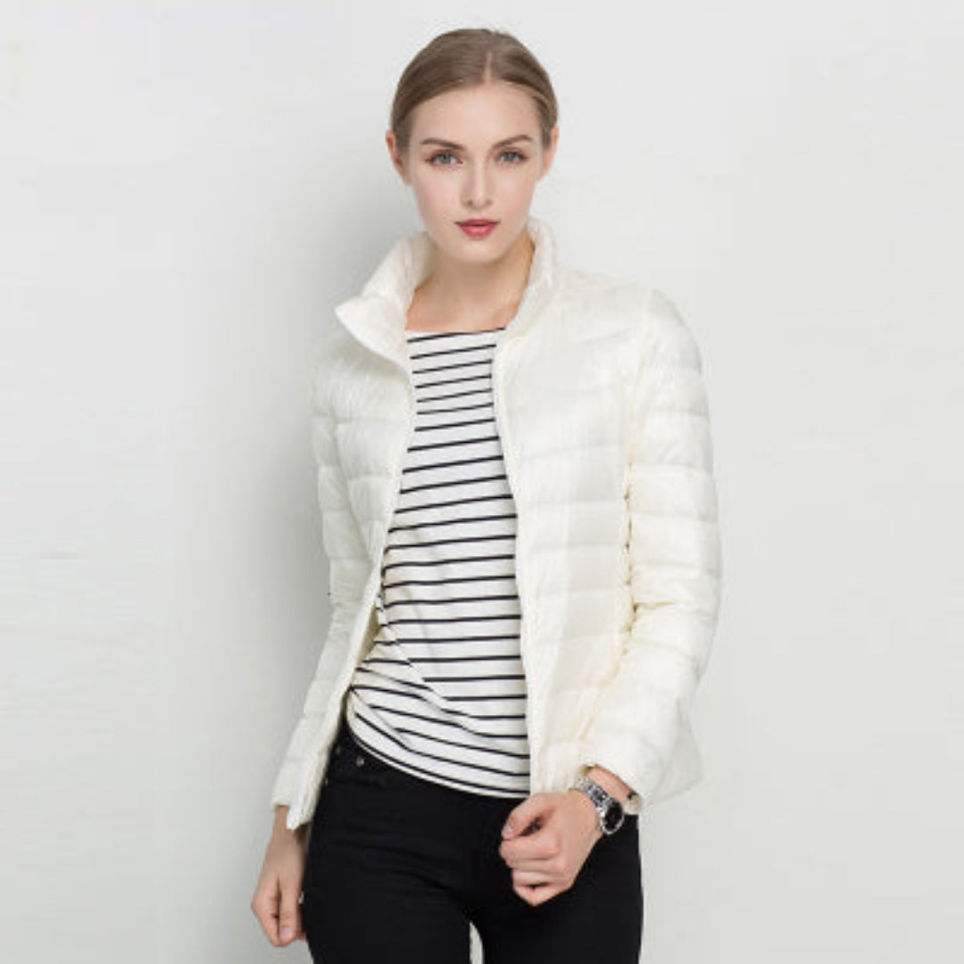 Women's Skinny Down Puffer Coat Lightweight
