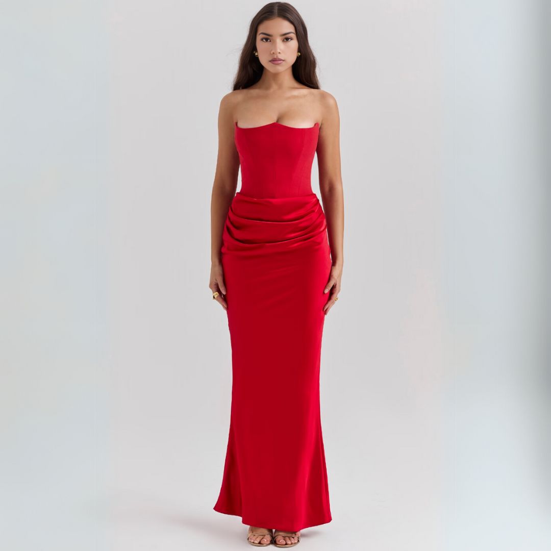 Elegant Sleeveless Lace Maxi Dress for Women