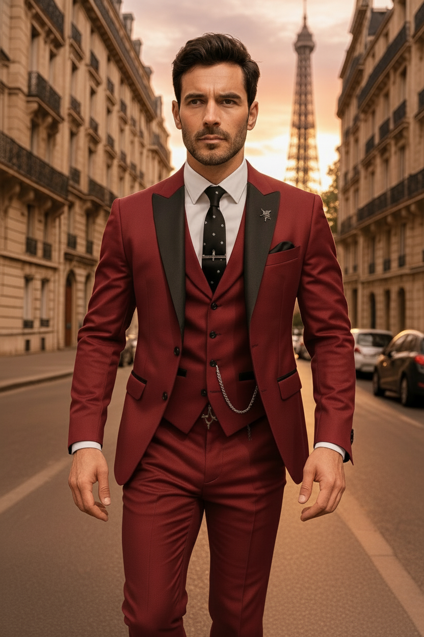 Classic 3-Piece Formal Suit Set for Men