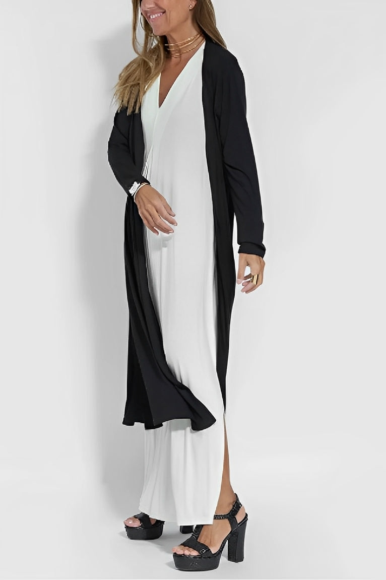 Chic V-Neck Maxi Dress for Women
