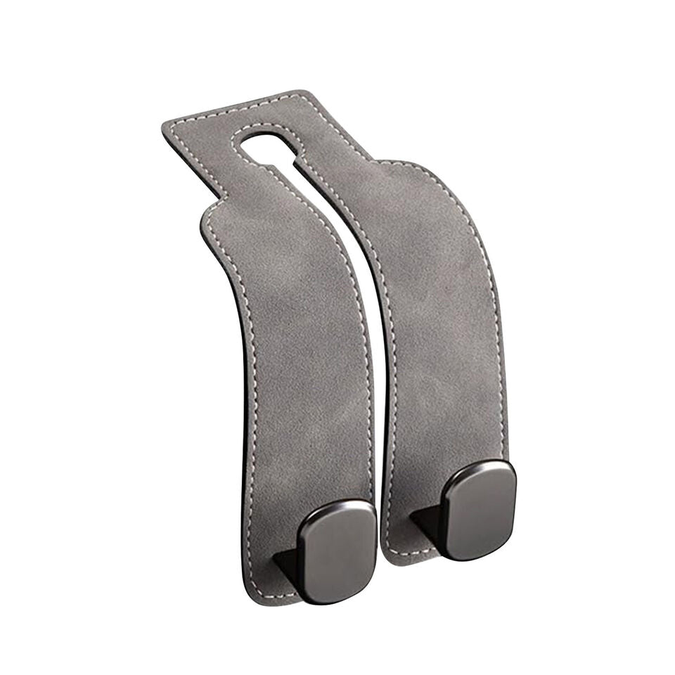 Durable Car Seat Hooks with Leather Straps